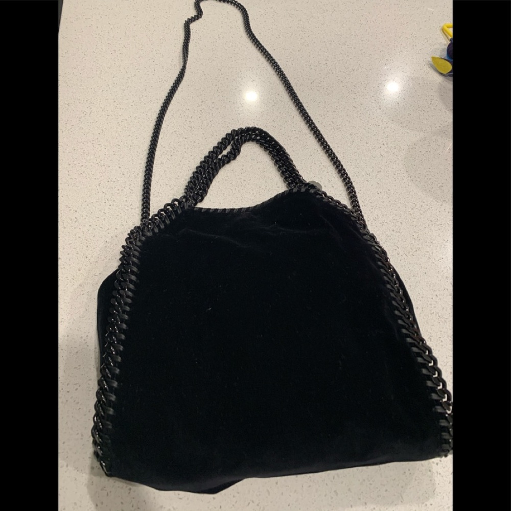 Stella Mccartney Velvet Mini Falabella Tote